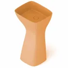 Lavatório autoportante moderno de cerâmica feito na Itália, Firmino Viadurini