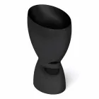 Lavatório autoportante moderno de cerâmica feito na Itália, Basile Viadurini