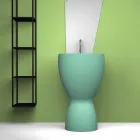 Lavatório autoportante moderno de cerâmica feito na Itália, Basile Viadurini