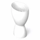 Lavatório autoportante moderno de cerâmica feito na Itália, Basile Viadurini