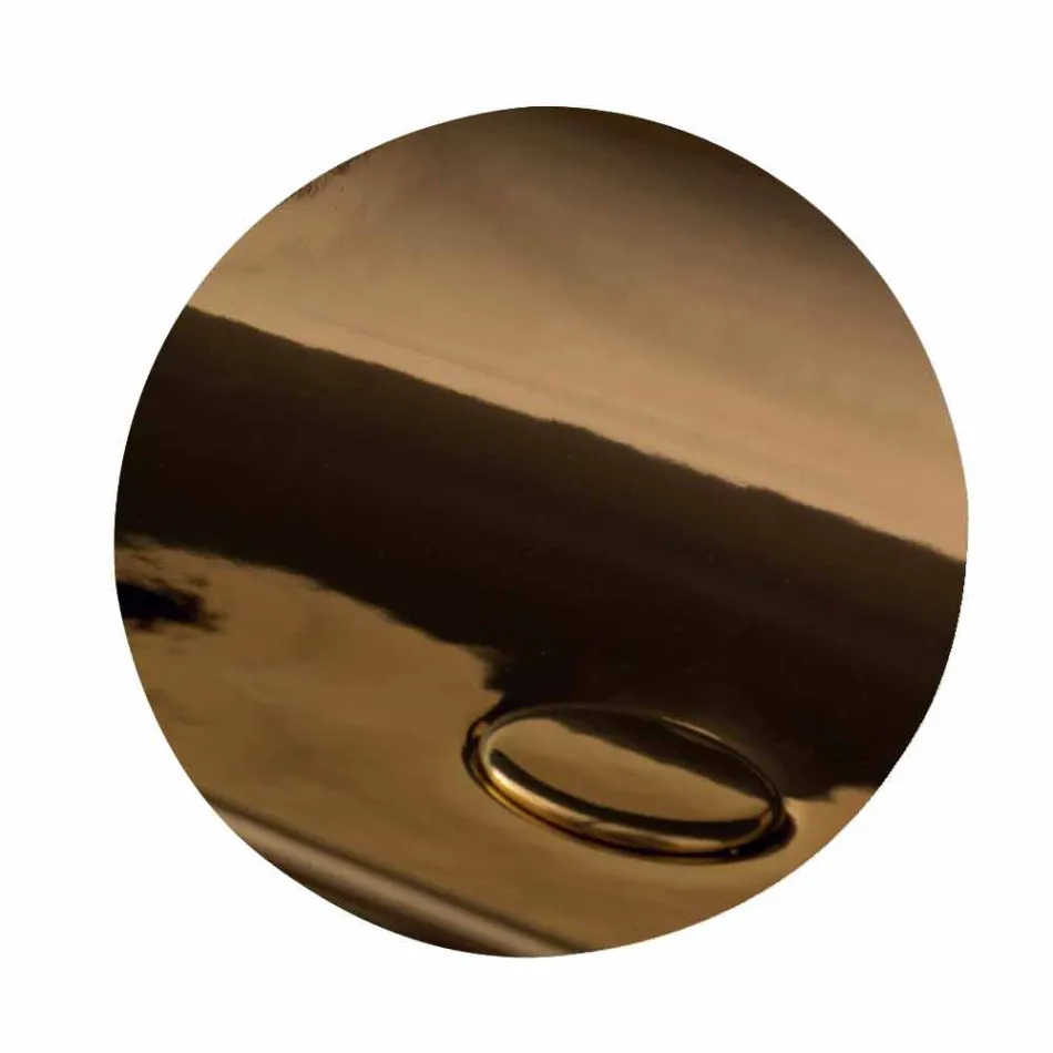 Lavatório de cerâmica de design moderno em pé sol 60 x 37, fabricado na Itália Viadurini