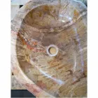 Lavatório de madeira Sola fúnebre de pedra de ganso Viadurini