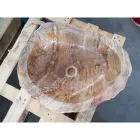 Lavatório de madeira Sola fúnebre de pedra de ganso Viadurini