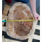 Lavatório de madeira Sola fúnebre de pedra de ganso Viadurini