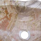 Bancada de pia Fossil de madeira Goa peça única Viadurini