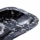 Lavatório de mármore com fósseis modernos de suporte - Burgeo Viadurini