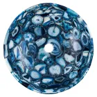 Lavatório de bancada Sasha em pedra ágata, peça única feita à mão Viadurini