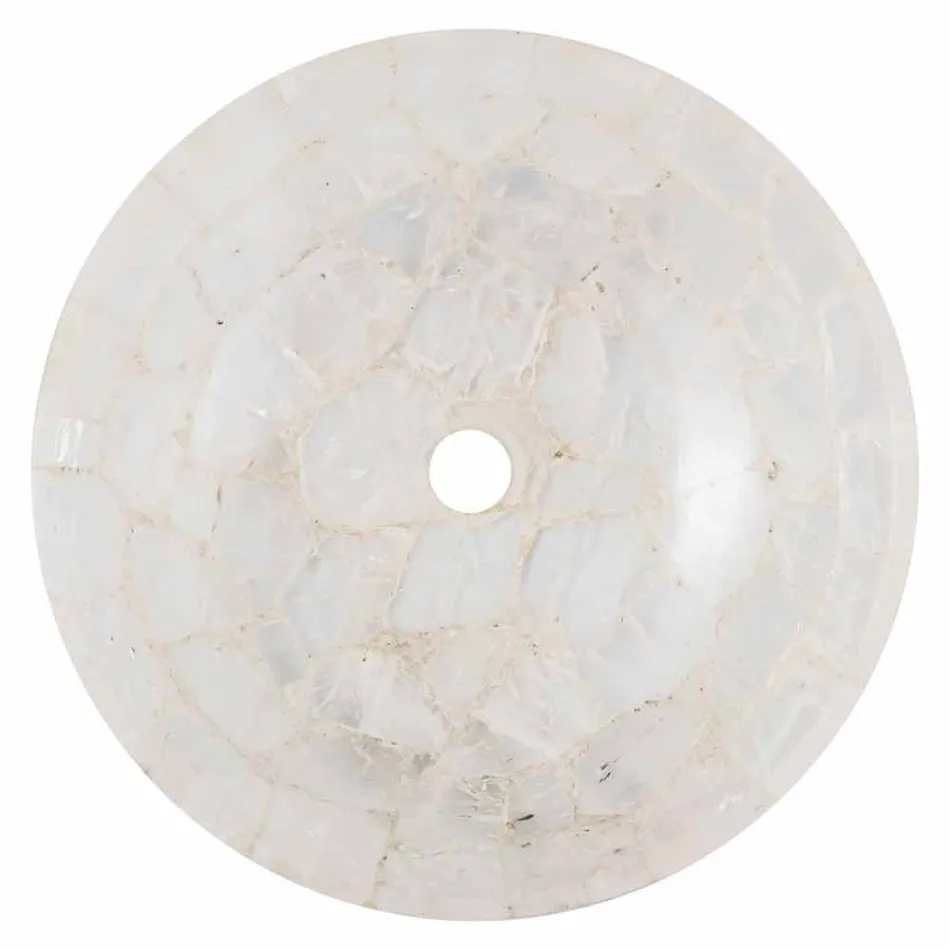 Pia do banheiro de bancada de pedra design - Baceno Viadurini