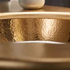 Pia embutida em Fire Clay com faixa em diversos acabamentos Made in Italy - Erioli Viadurini