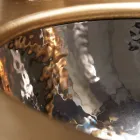 Lavatório embutido em Fire Clay de 3 Acabamentos Made in Italy - Erioli Viadurini