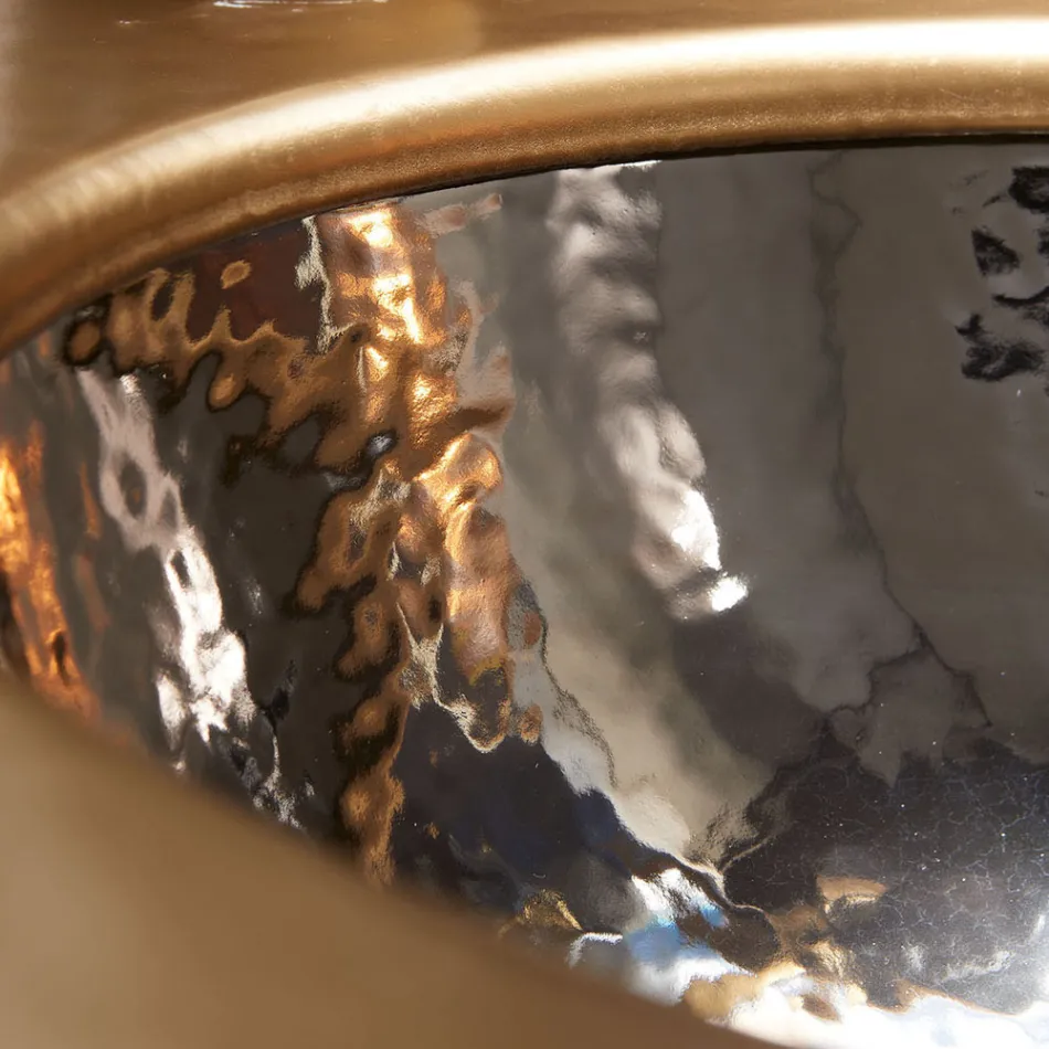 Lavatório embutido em Fire Clay de 3 Acabamentos Made in Italy - Erioli Viadurini