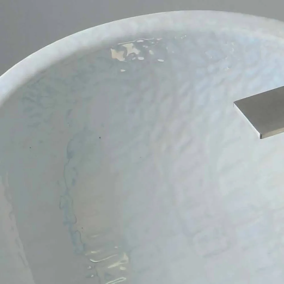 Lavatório de apoio em madrepérola com design moderno feito em Itália Viadurini