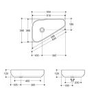 Lavatório de bancada moderno em cerâmica dourada fabricado na Itália Sofia Viadurini