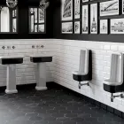 Lavatório retangular de bancada de cerâmica - Holly Viadurini