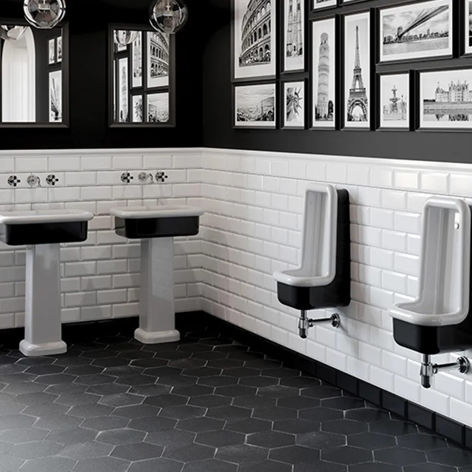 Lavatório retangular de bancada de cerâmica - Holly Viadurini