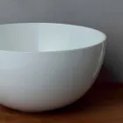 Design moderno redondo lavatório de cerâmica de bancada Star redondo 40 cm Viadurini