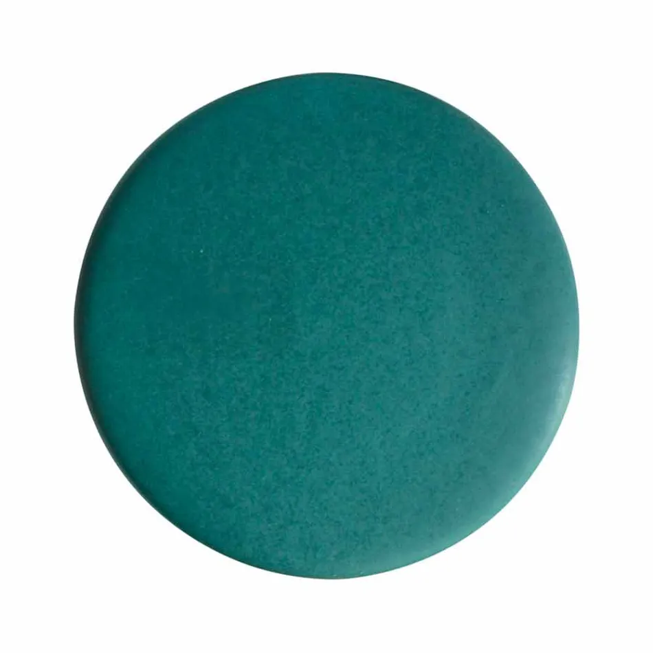 Design moderno redondo lavatório de cerâmica de bancada Star redondo 40 cm Viadurini