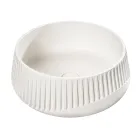 Lavatório de Apoio Redondo em Cimento e Resina - Ibisco Viadurini