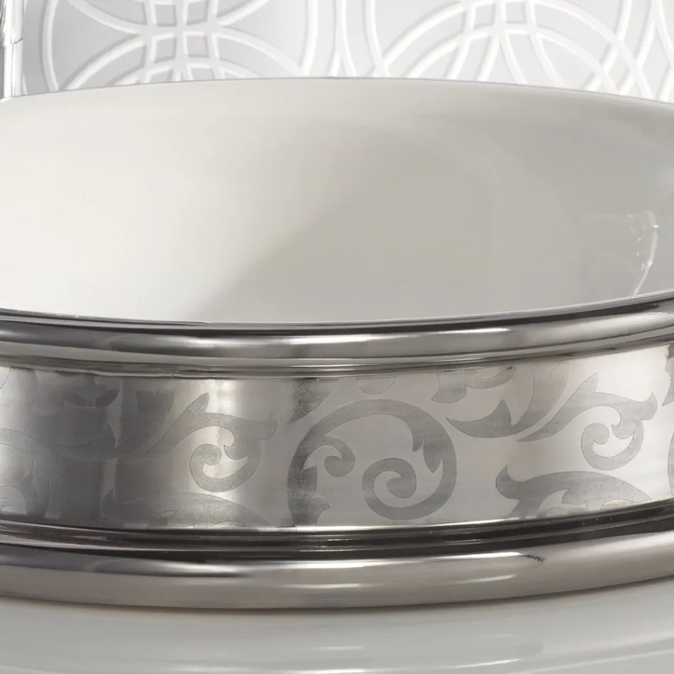 Lavatório semi-encastrado em diferentes acabamentos em Fire Clay Made in Italy - Erasmo Viadurini