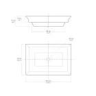 Lavatório semi-encastrado em Fire Clay de Diferentes Acabamentos Made in Italy - Ultima Viadurini