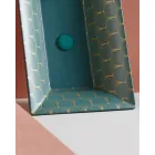 Lavatório semi-encastrado em Fire Clay de Diferentes Acabamentos Made in Italy - Ultima Viadurini