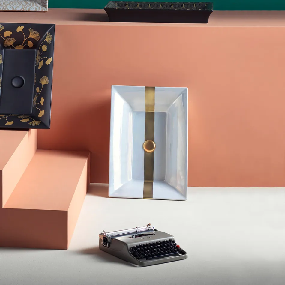 Lavatório semi-encastrado em Fire Clay de Diferentes Acabamentos Made in Italy - Ultima Viadurini