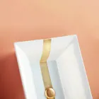 Lavatório semi-encastrado em Fire Clay de Diferentes Acabamentos Made in Italy - Ultima Viadurini