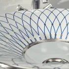 Lavatório semi-encastrado em Fire Clay em diversos acabamentos Made in Italy - Capatosta Viadurini