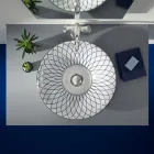 Lavatório semi-encastrado em Fire Clay em diversos acabamentos Made in Italy - Capatosta Viadurini