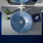 Lavatório semi-encastrado em Fire Clay em diversos acabamentos Made in Italy - Capatosta Viadurini