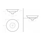 Lavatório semi-encastrado em Fire Clay em diversos acabamentos Made in Italy - Capatosta Viadurini