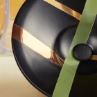 Lavatório semiencastrado em porcelana francesa de primeira qualidade - Pausa Viadurini