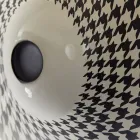 Lavatório semiencastrado em porcelana francesa de primeira qualidade - Pausa Viadurini