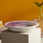 Lavatório semiencastrado em porcelana francesa de primeira qualidade - Pausa Viadurini