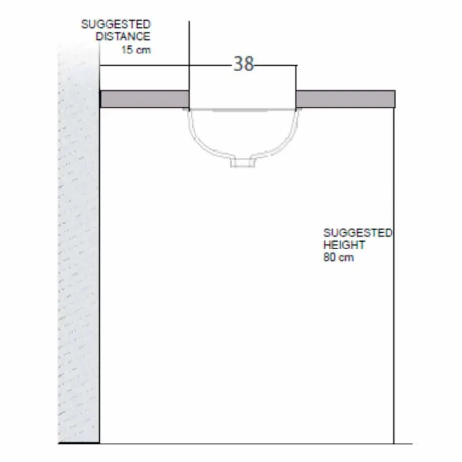 Barro undermount pia em argila de fogo e ouro feito na Itália, Egeu Viadurini