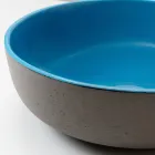 Lavatório de bancada em Raku escuro, fabricado na Itália - com gotejamento. Viadurini