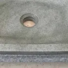 Lavatório de design verde de bancada em Hilda stone Viadurini