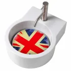 Lavatório de design de bancada / suspensão made in Italy Tor Viadurini