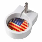 Lavatório de design de bancada / suspensão made in Italy Tor Viadurini