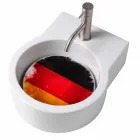 Lavatório de design de bancada / suspensão made in Italy Tor Viadurini