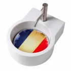 Lavatório de design de bancada / suspensão made in Italy Tor Viadurini