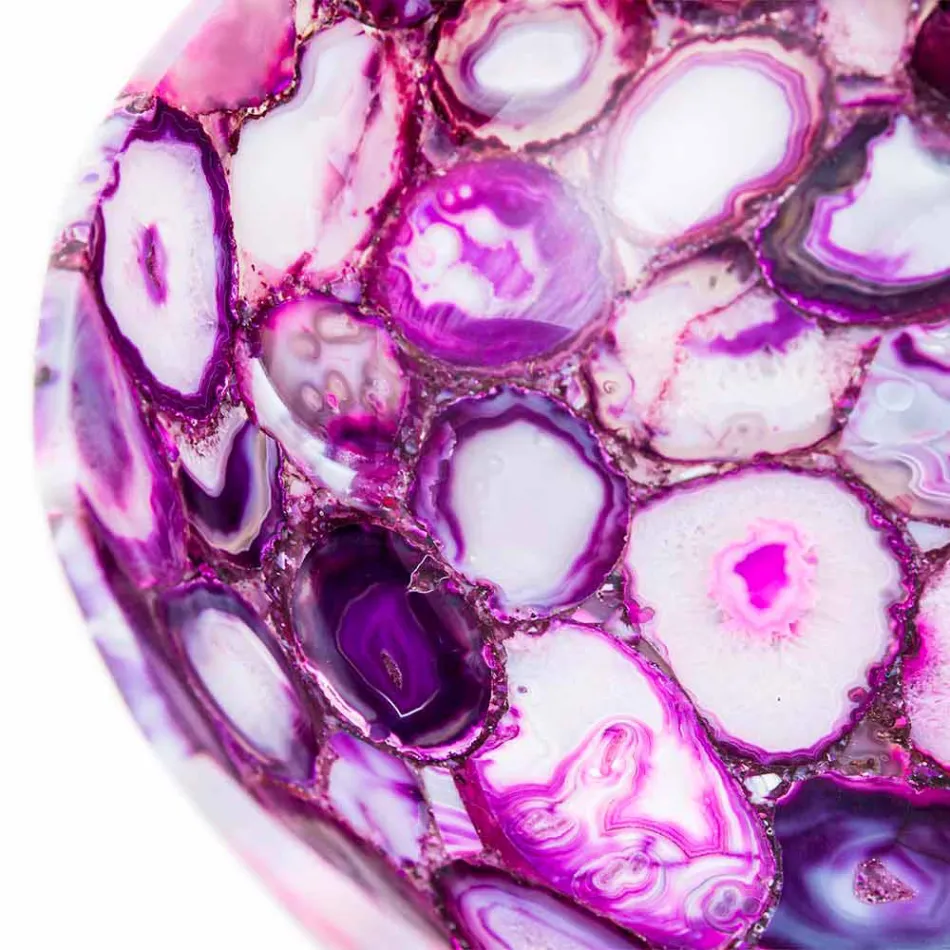 Pia de cozinha redonda de pedra de ágata - Buffalo Viadurini