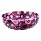 Pia de cozinha redonda de pedra de ágata - Buffalo Viadurini