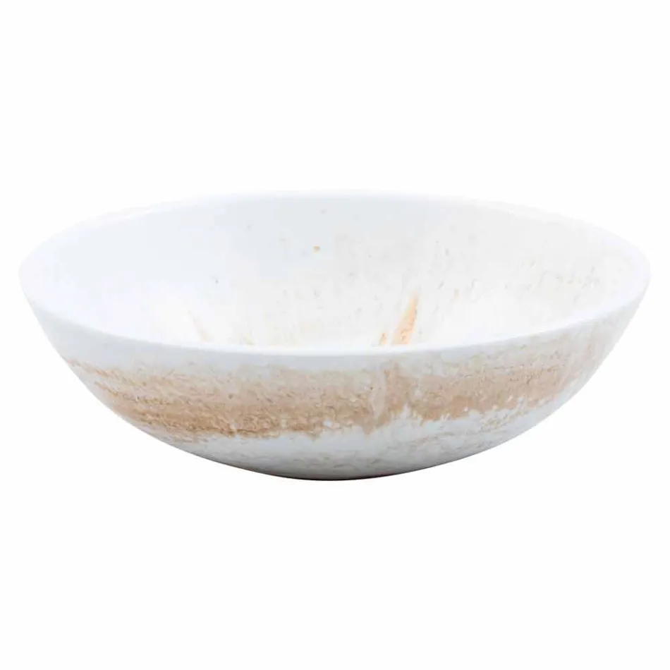 Lavatório de apoio de design em resina dourada - Dogliola Viadurini