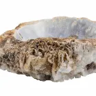 Pia feita à mão em pedra ágata, Posina Viadurini