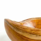 Lavatório de bancada moderna Vigevano em madeira natural de teca Viadurini