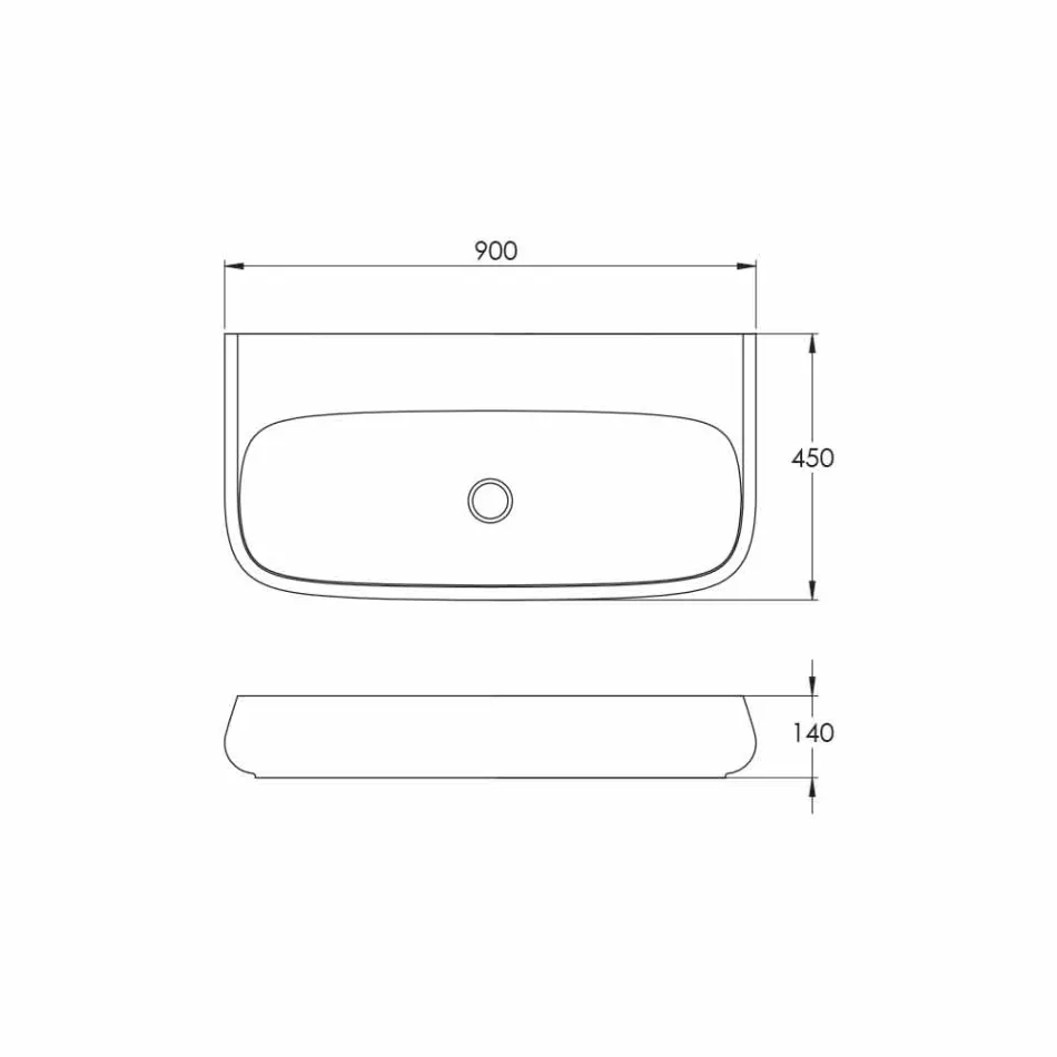 Lava-louça autônoma ou suspensa L 90cm fabricada na Itália, Gais Viadurini