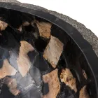 Pia de bancada feita à mão em pedra do rio, Palizzi Viadurini