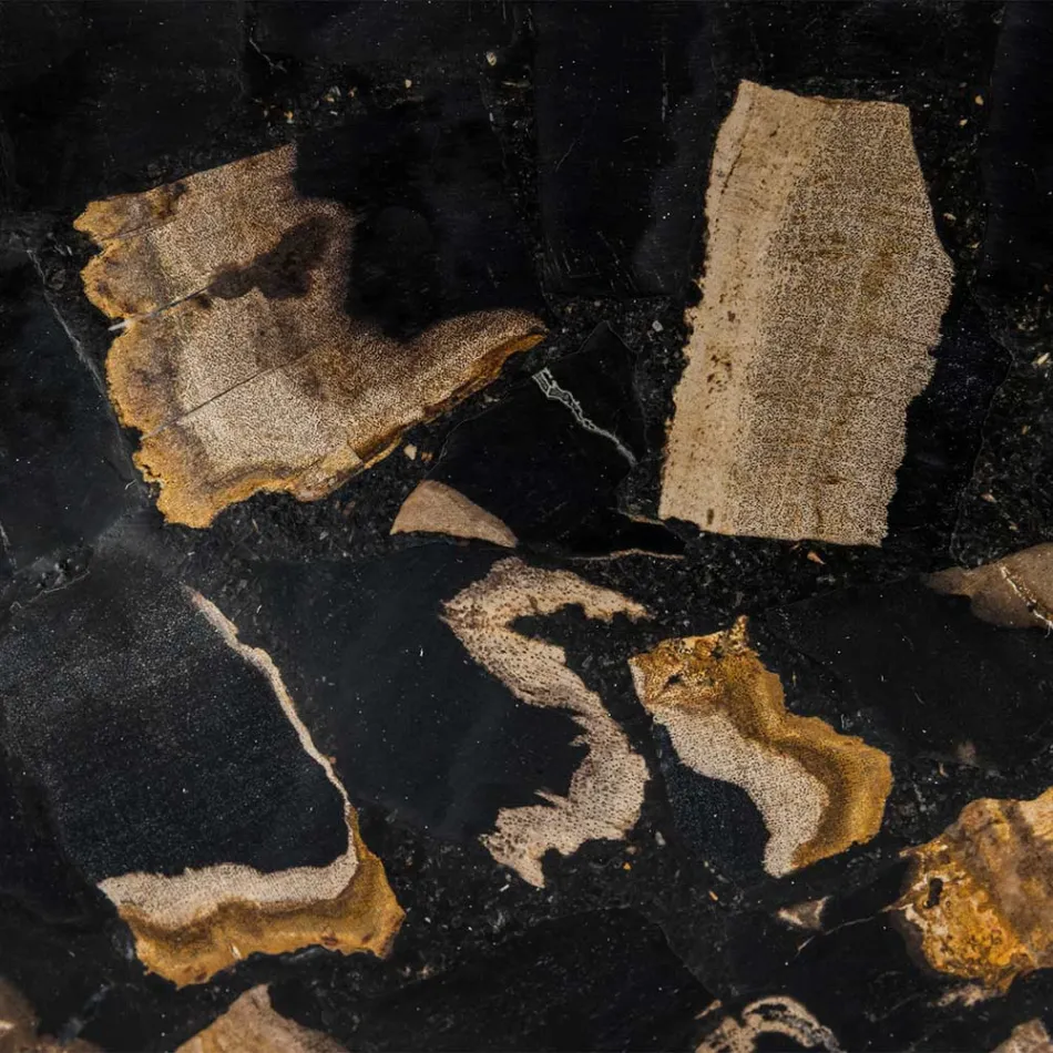 Pia de bancada feita à mão em pedra do rio, Palizzi Viadurini