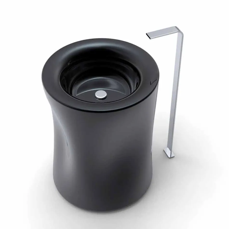 Pia independente de coluna moderna produzida na Itália, Siracusa Viadurini